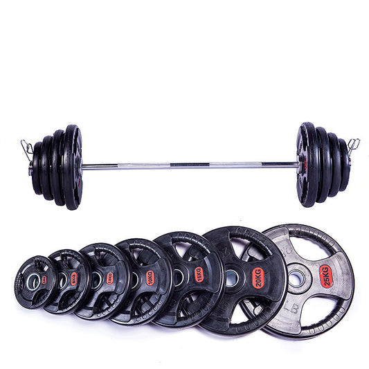 Gym Weightlifting Barbell Rubber